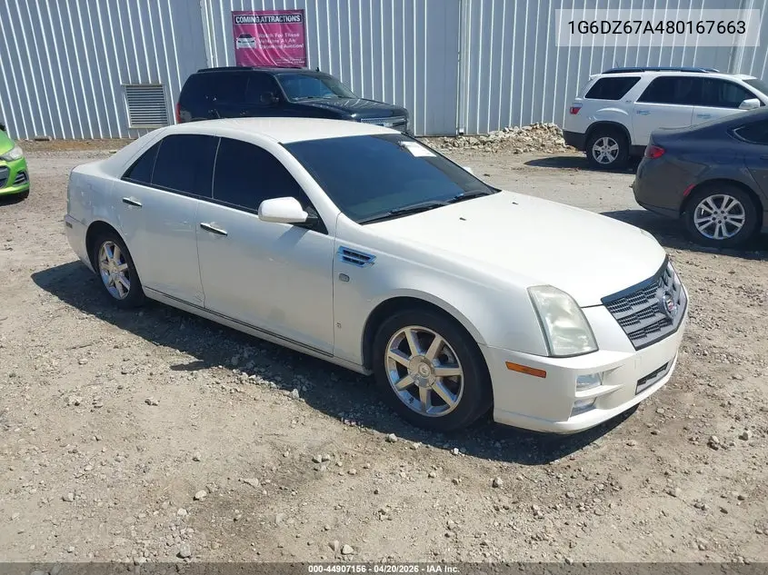 2008 Cadillac Sts V8 VIN: 1G6DZ67A480167663 Lot: 44907156
