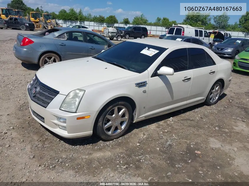 2008 Cadillac Sts V8 VIN: 1G6DZ67A480167663 Lot: 44907156