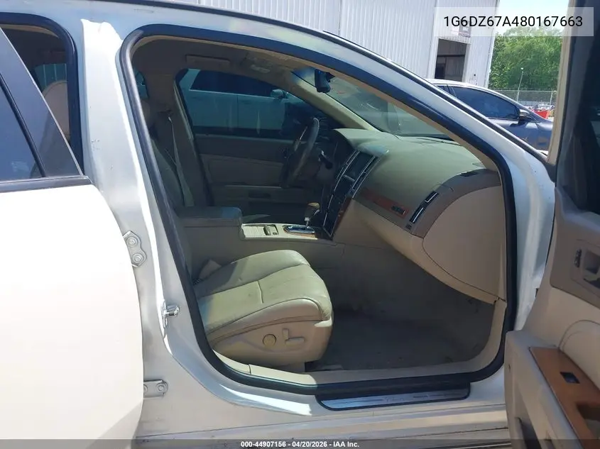 2008 Cadillac Sts V8 VIN: 1G6DZ67A480167663 Lot: 44907156