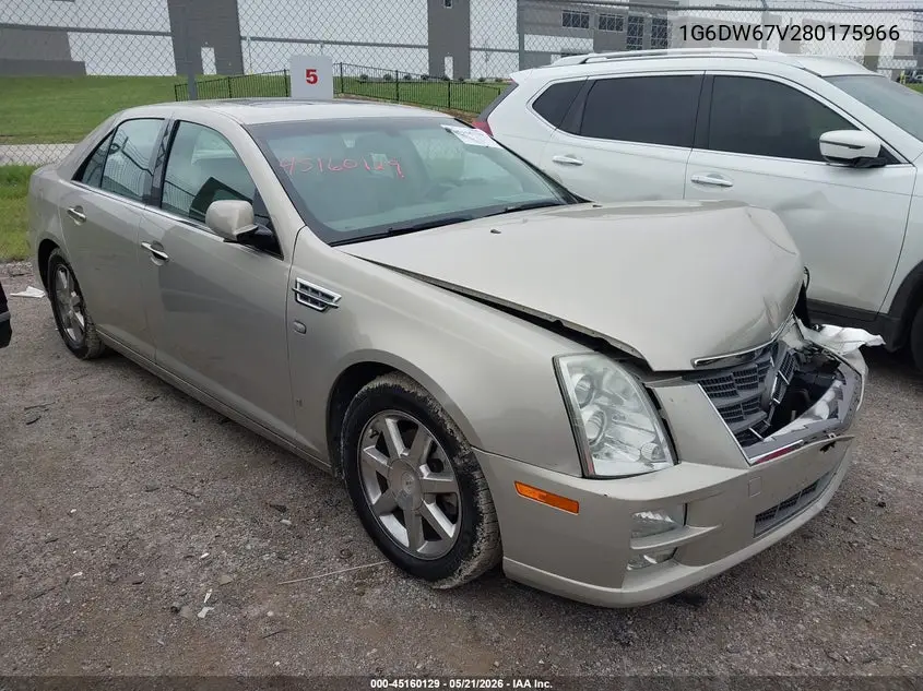 2008 Cadillac Sts V6 VIN: 1G6DW67V280175966 Lot: 45160129