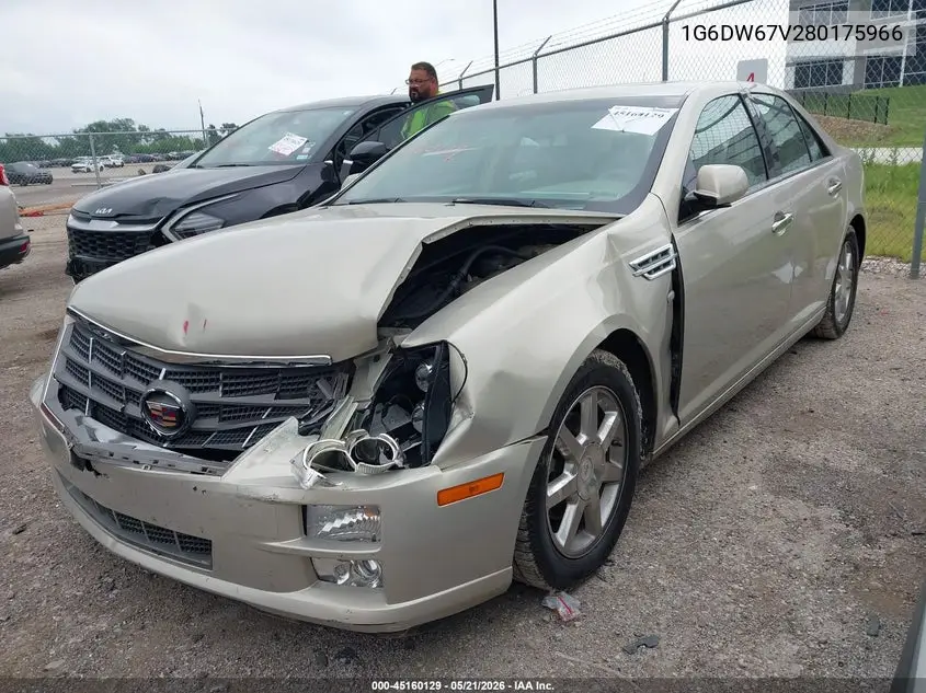 2008 Cadillac Sts V6 VIN: 1G6DW67V280175966 Lot: 45160129