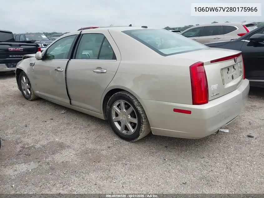2008 Cadillac Sts V6 VIN: 1G6DW67V280175966 Lot: 45160129