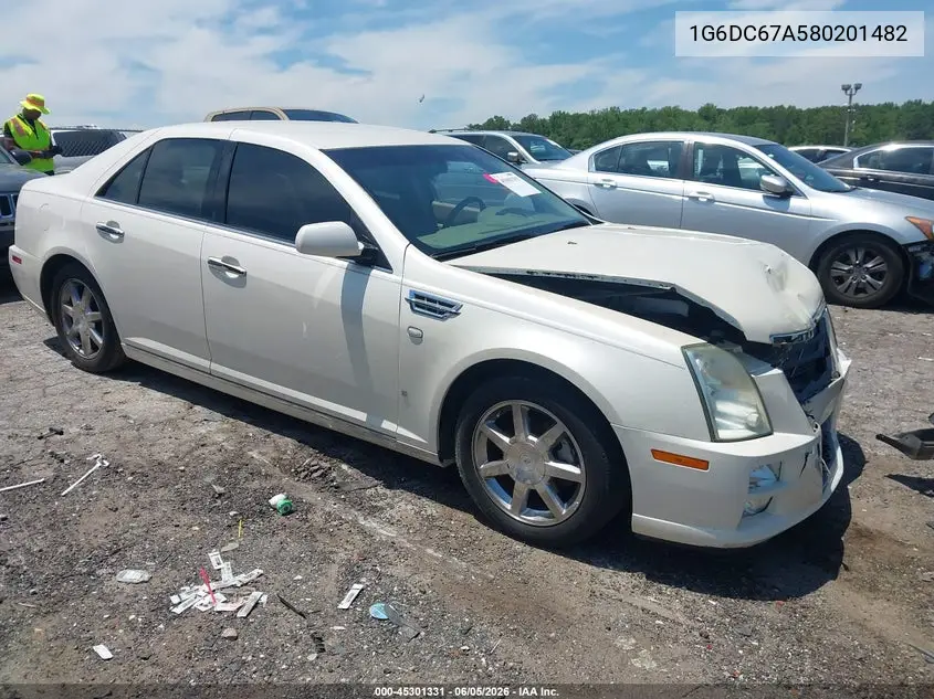 2008 Cadillac Sts V8 VIN: 1G6DC67A580201482 Lot: 45301331