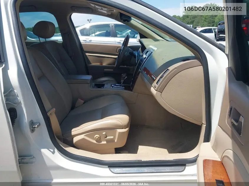 2008 Cadillac Sts V8 VIN: 1G6DC67A580201482 Lot: 45301331