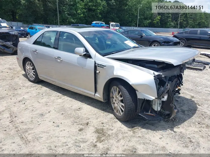 2008 Cadillac Sts Awd W/1Sg VIN: 1G6DL67A380144151 Lot: 45428529