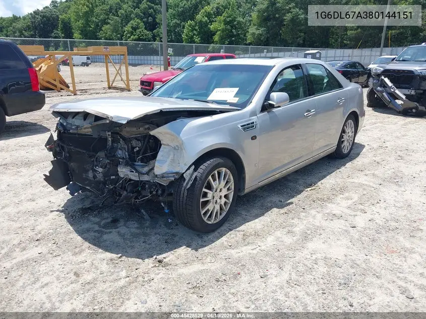 2008 Cadillac Sts Awd W/1Sg VIN: 1G6DL67A380144151 Lot: 45428529