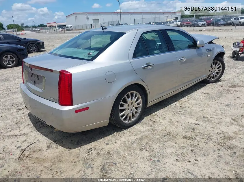2008 Cadillac Sts Awd W/1Sg VIN: 1G6DL67A380144151 Lot: 45428529