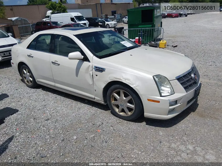 2008 Cadillac Sts Awd W/1Sb VIN: 1G6DD67V280156081 Lot: 45451970