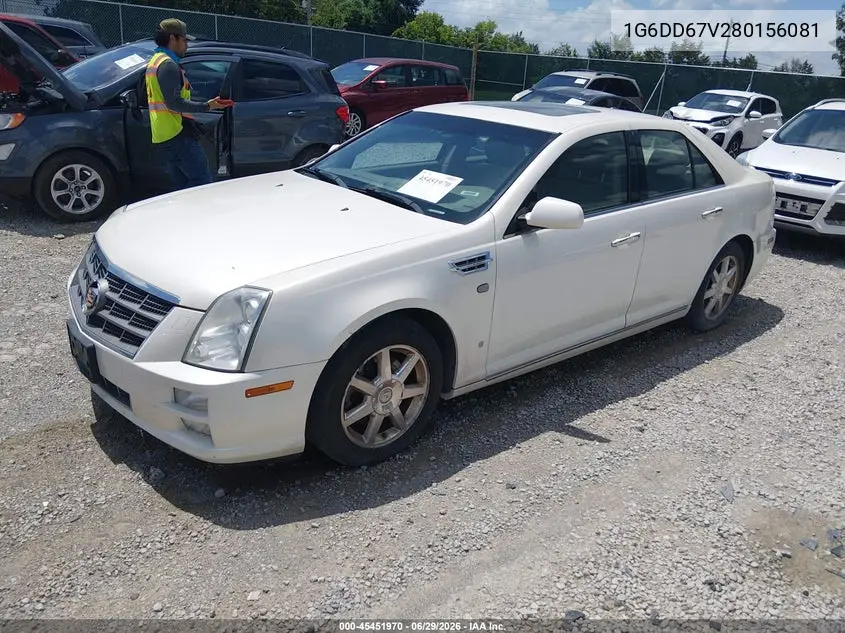 2008 Cadillac Sts Awd W/1Sb VIN: 1G6DD67V280156081 Lot: 45451970