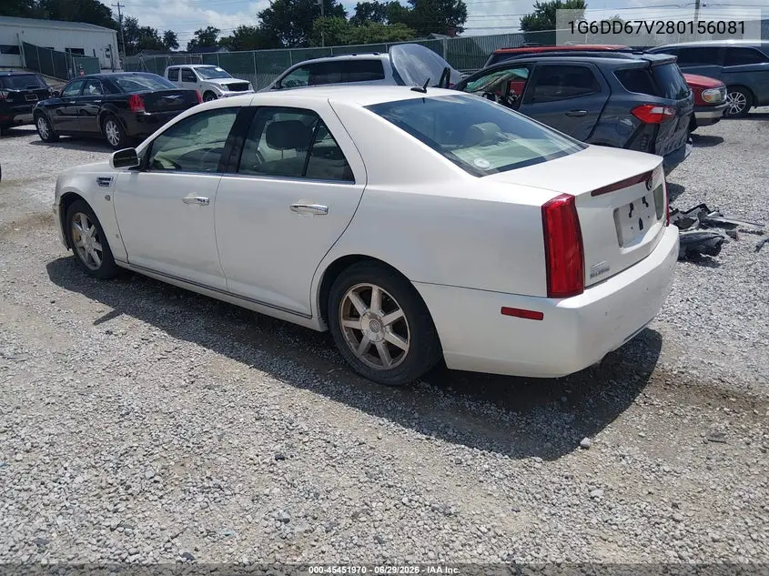 2008 Cadillac Sts Awd W/1Sb VIN: 1G6DD67V280156081 Lot: 45451970