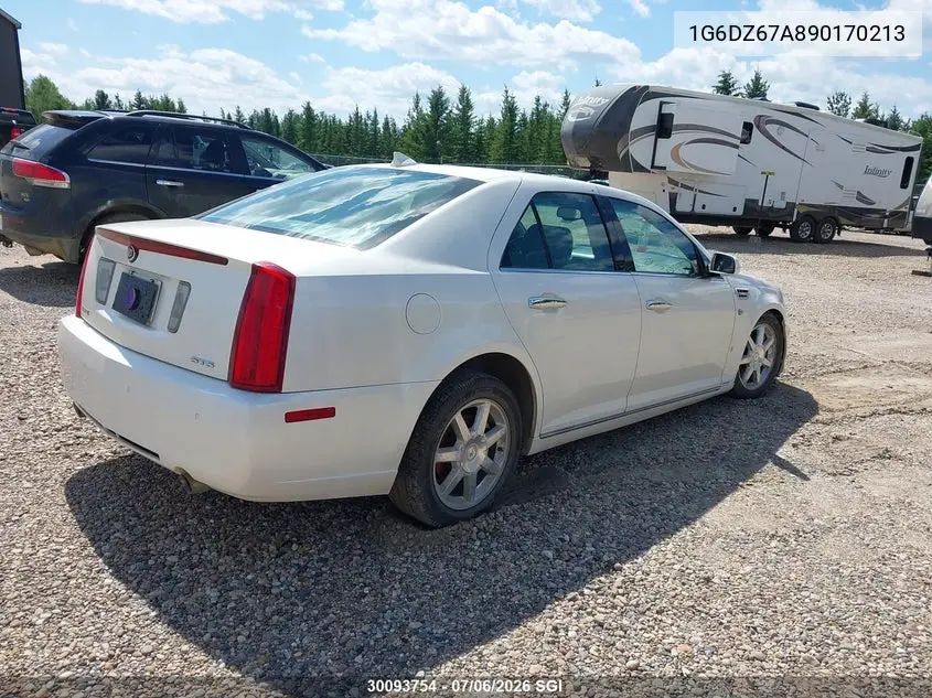 2009 Cadillac Sts VIN: 1G6DZ67A890170213 Lot: 30093754