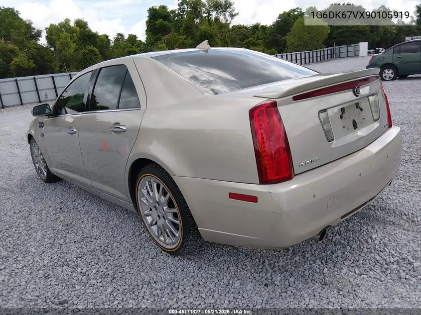 2009 Cadillac Sts V6 VIN: 1G6DK67VX90105919 Lot: 45171827