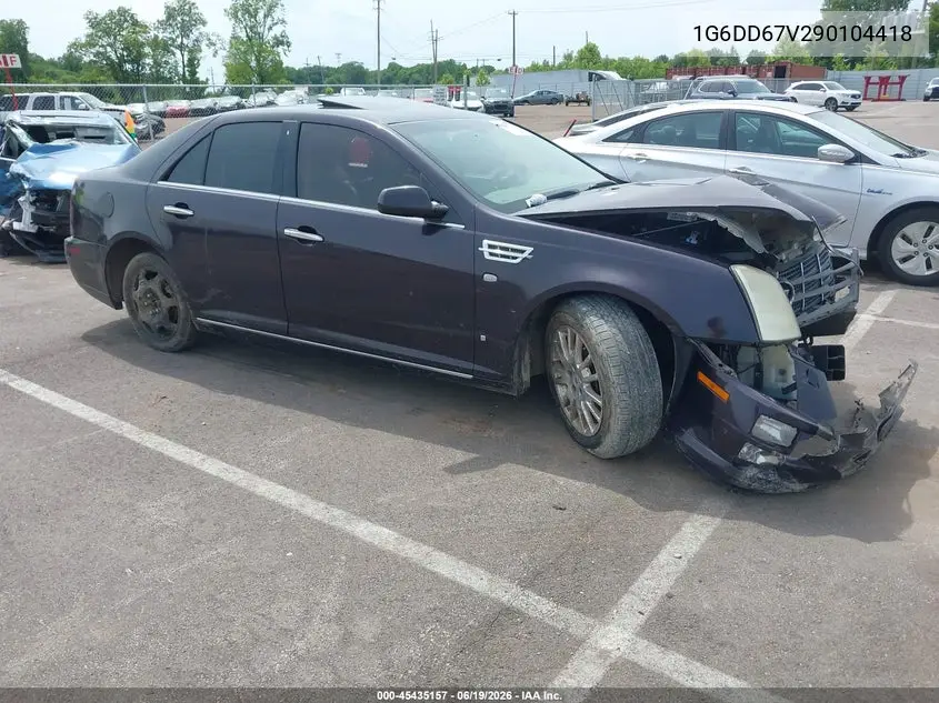2009 Cadillac Sts Awd W/1Sb VIN: 1G6DD67V290104418 Lot: 45435157