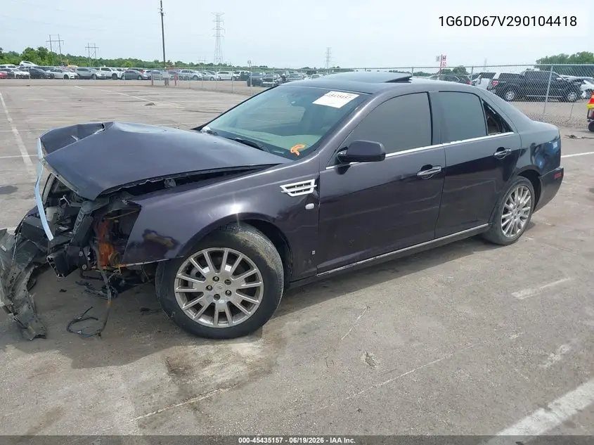 2009 Cadillac Sts Awd W/1Sb VIN: 1G6DD67V290104418 Lot: 45435157