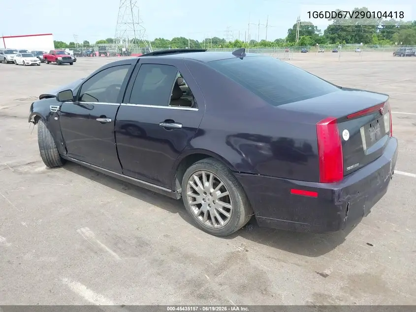 2009 Cadillac Sts Awd W/1Sb VIN: 1G6DD67V290104418 Lot: 45435157