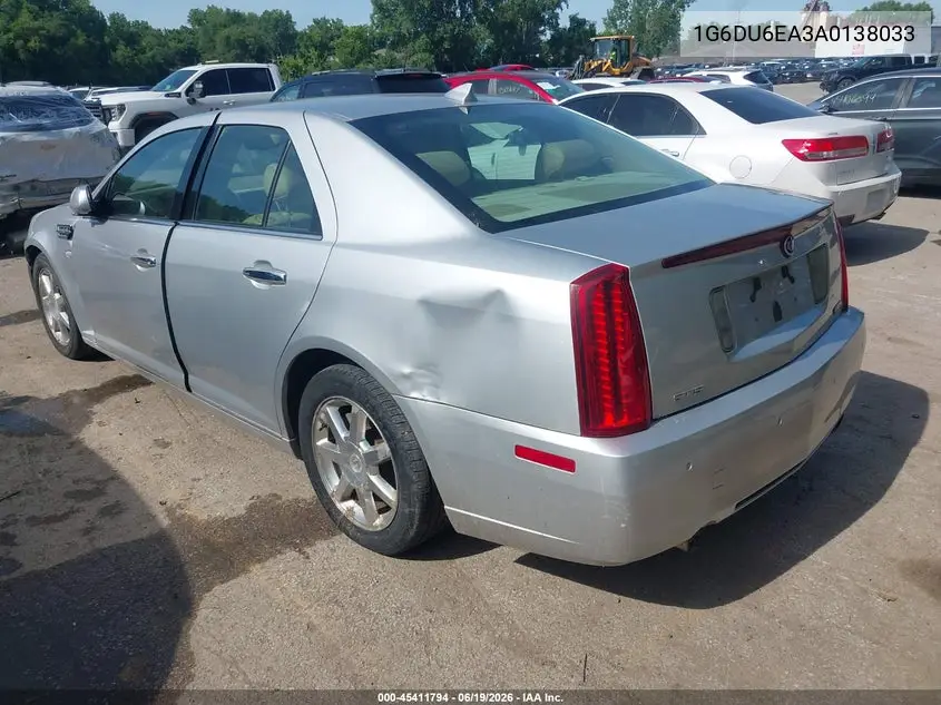 2010 Cadillac Sts Rwd W/1Se VIN: 1G6DU6EA3A0138033 Lot: 45411794