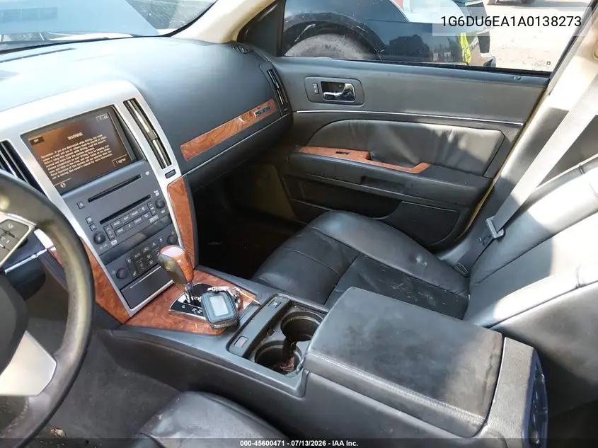 2010 Cadillac Sts Performance VIN: 1G6DU6EA1A0138273 Lot: 45600471