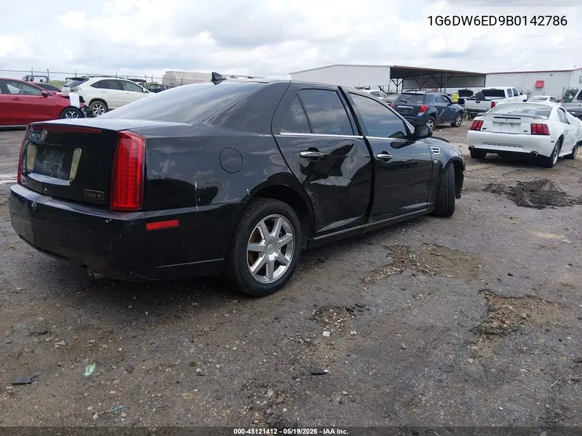 2011 Cadillac Sts Luxury VIN: 1G6DW6ED9B0142786 Lot: 45121412