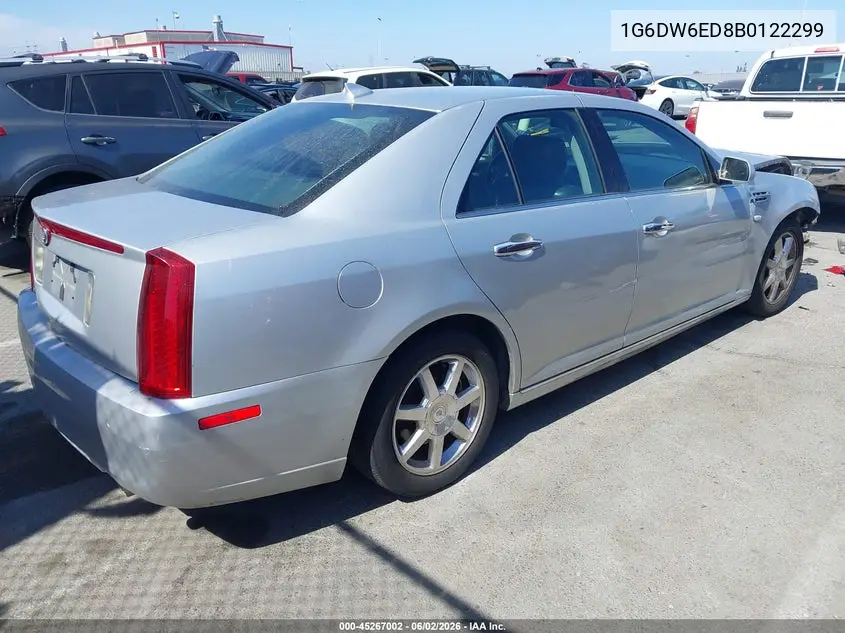 2011 Cadillac Sts Luxury VIN: 1G6DW6ED8B0122299 Lot: 45267002