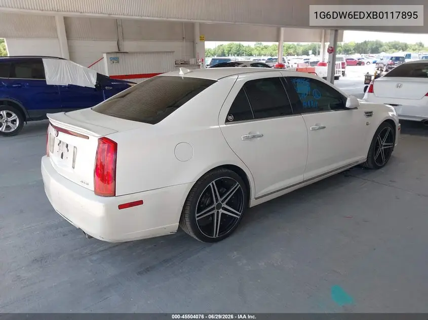 2011 Cadillac Sts Rwd W/1Sb VIN: 1G6DW6EDXB0117895 Lot: 45504076