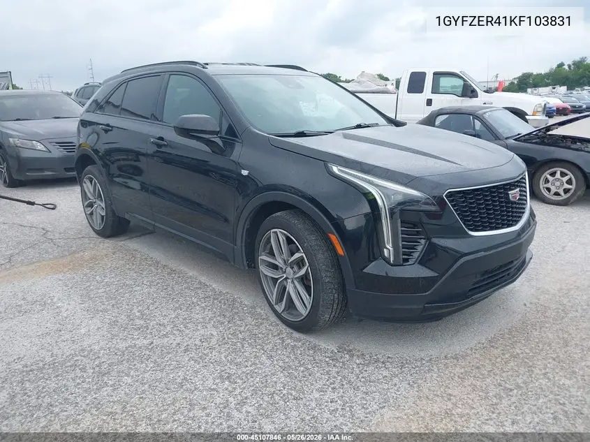 2019 Cadillac Xt4 Sport VIN: 1GYFZER41KF103831 Lot: 45107846