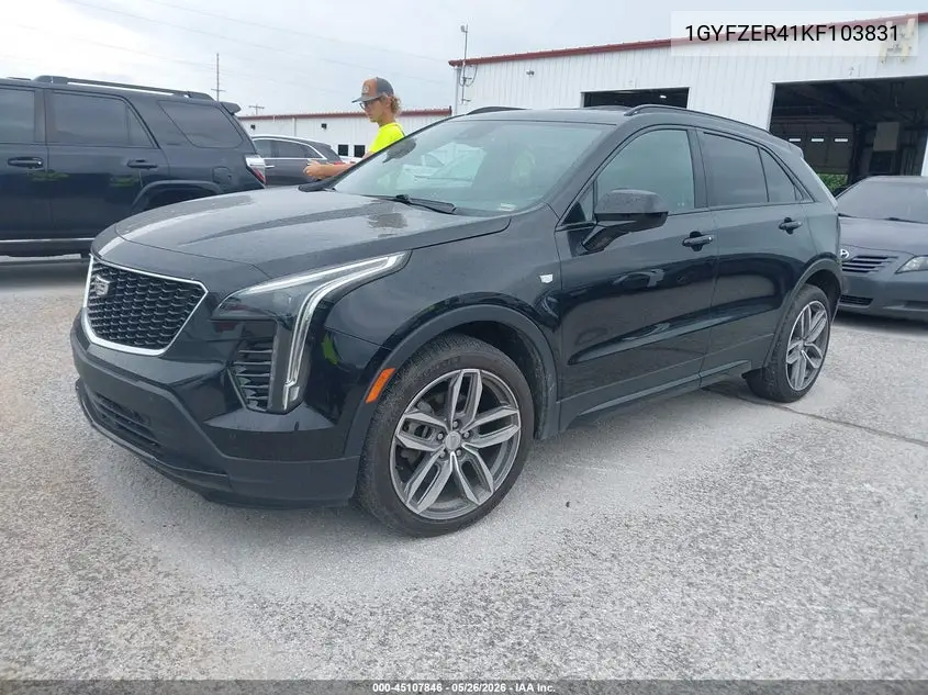 2019 Cadillac Xt4 Sport VIN: 1GYFZER41KF103831 Lot: 45107846