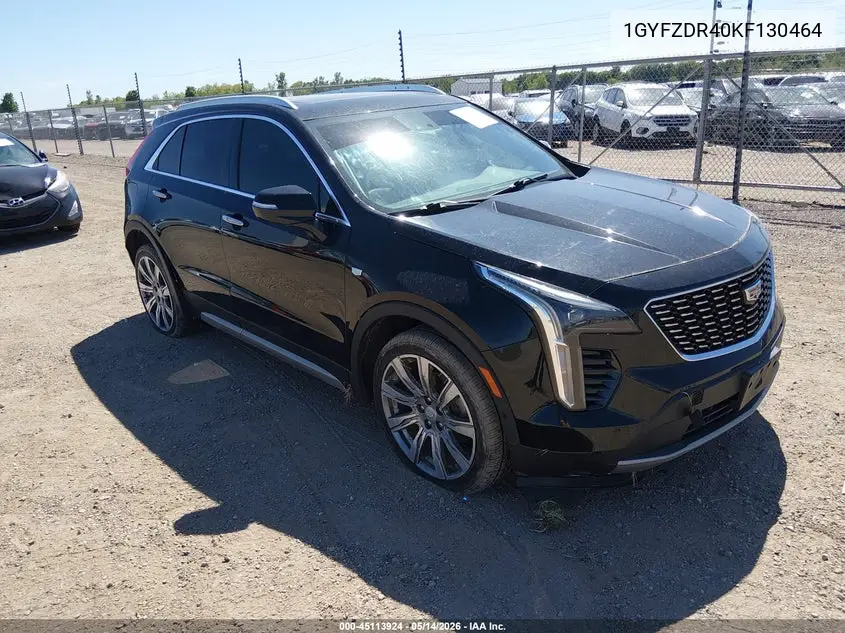 2019 Cadillac Xt4 Premium Luxury VIN: 1GYFZDR40KF130464 Lot: 45113924