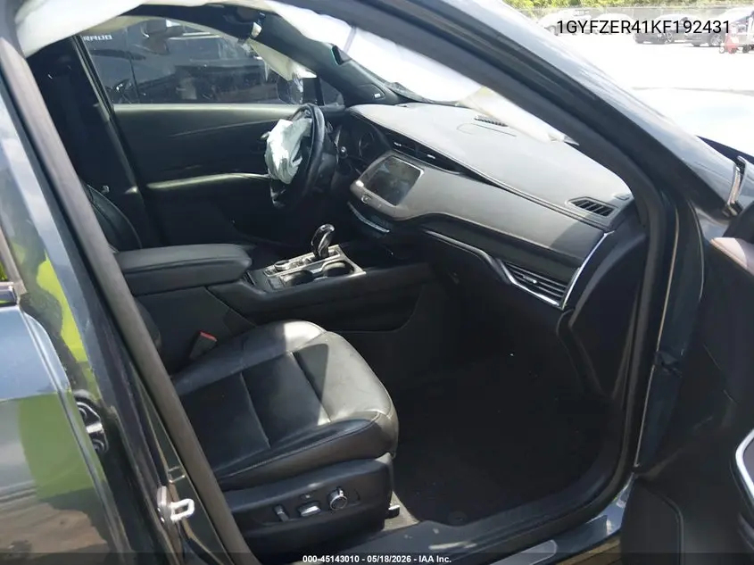 2019 Cadillac Xt4 Sport VIN: 1GYFZER41KF192431 Lot: 45143010
