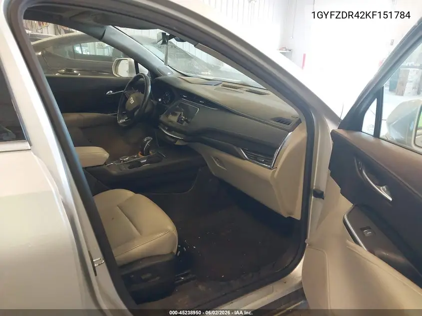 2019 Cadillac Xt4 Premium Luxury VIN: 1GYFZDR42KF151784 Lot: 45238950