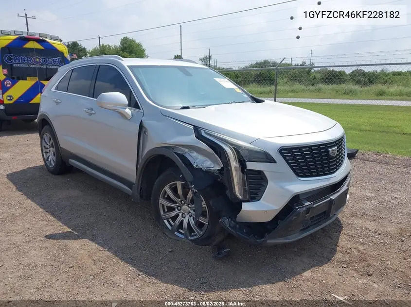 2019 Cadillac Xt4 Premium Luxury VIN: 1GYFZCR46KF228182 Lot: 45273763