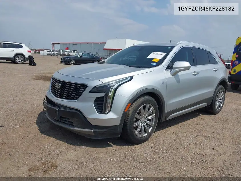 2019 Cadillac Xt4 Premium Luxury VIN: 1GYFZCR46KF228182 Lot: 45273763