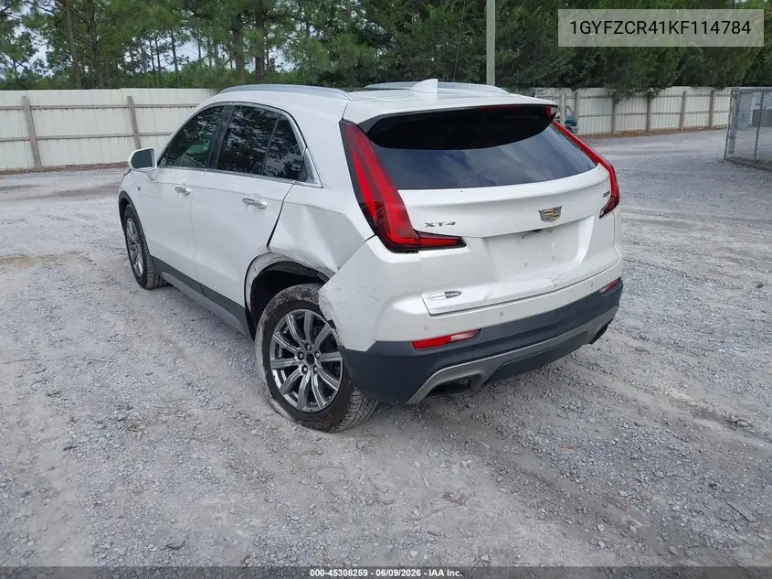 2019 Cadillac Xt4 Premium Luxury VIN: 1GYFZCR41KF114784 Lot: 45308259