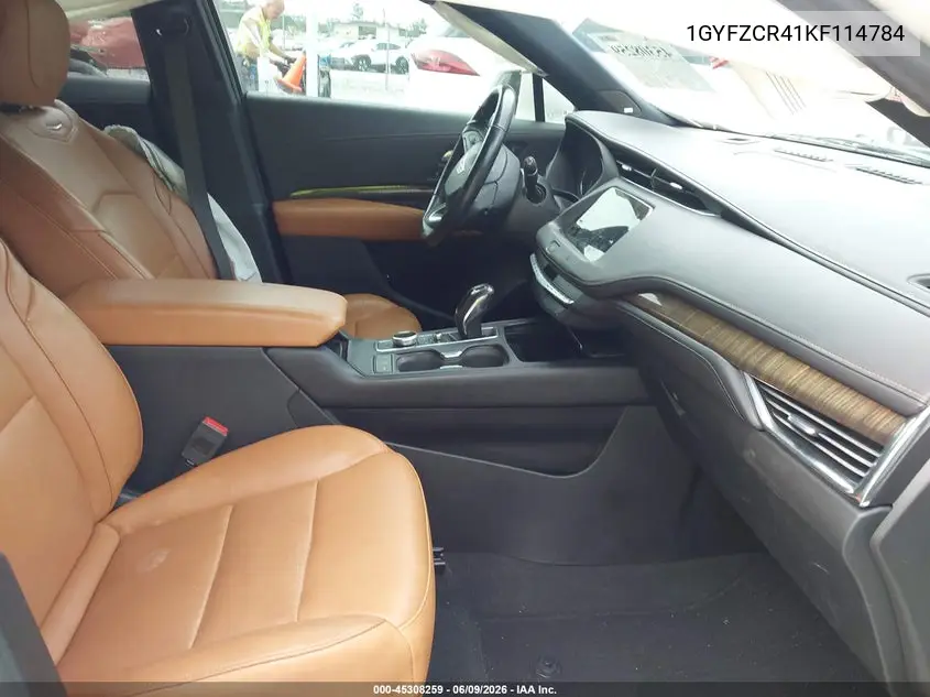 2019 Cadillac Xt4 Premium Luxury VIN: 1GYFZCR41KF114784 Lot: 45308259