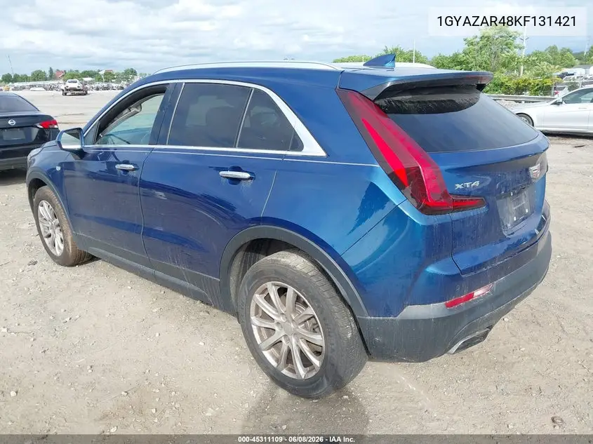 2019 Cadillac Xt4 Luxury VIN: 1GYAZAR48KF131421 Lot: 45311109