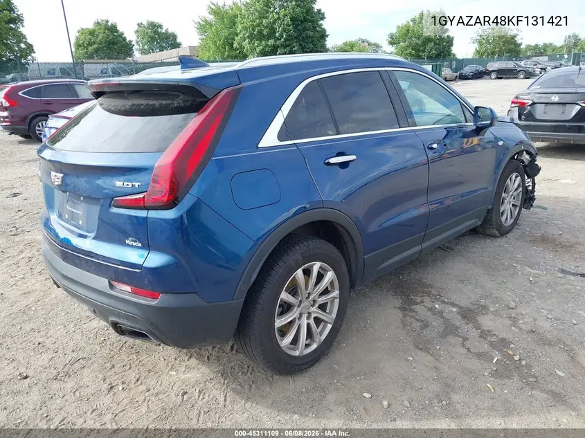 2019 Cadillac Xt4 Luxury VIN: 1GYAZAR48KF131421 Lot: 45311109