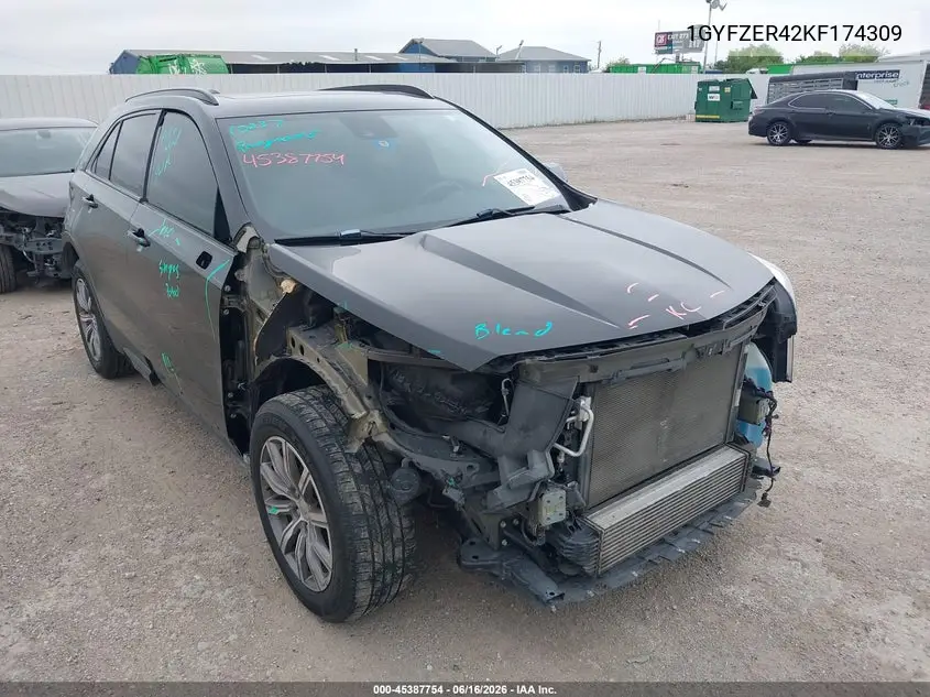2019 Cadillac Xt4 Sport VIN: 1GYFZER42KF174309 Lot: 45387754