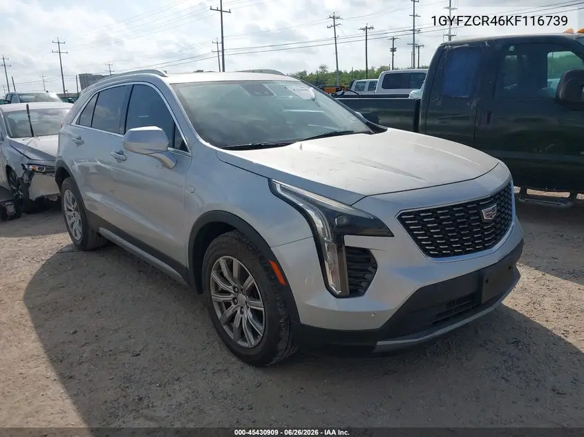 2019 Cadillac Xt4 Premium Luxury VIN: 1GYFZCR46KF116739 Lot: 45430909