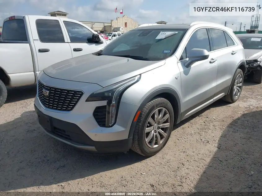 2019 Cadillac Xt4 Premium Luxury VIN: 1GYFZCR46KF116739 Lot: 45430909