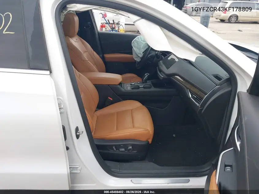 2019 Cadillac Xt4 Premium Luxury VIN: 1GYFZCR43KF178809 Lot: 45488402