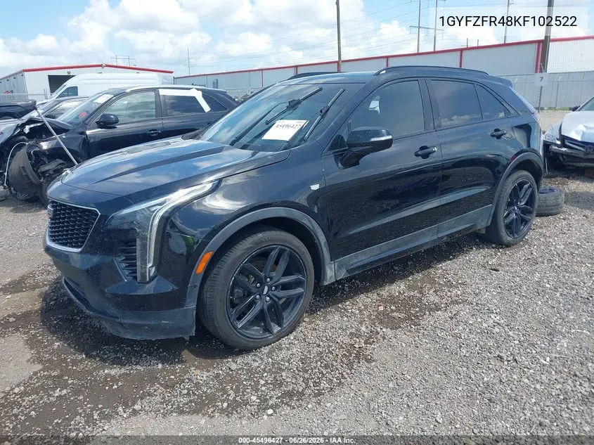 2019 Cadillac Xt4 Sport VIN: 1GYFZFR48KF102522 Lot: 45496427