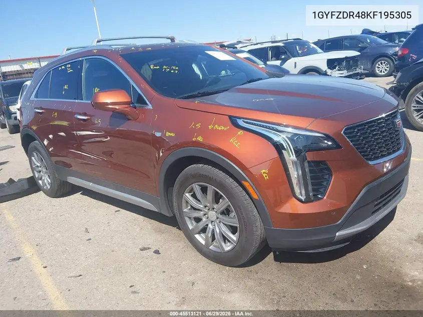 2019 Cadillac Xt4 Premium Luxury VIN: 1GYFZDR48KF195305 Lot: 45513121
