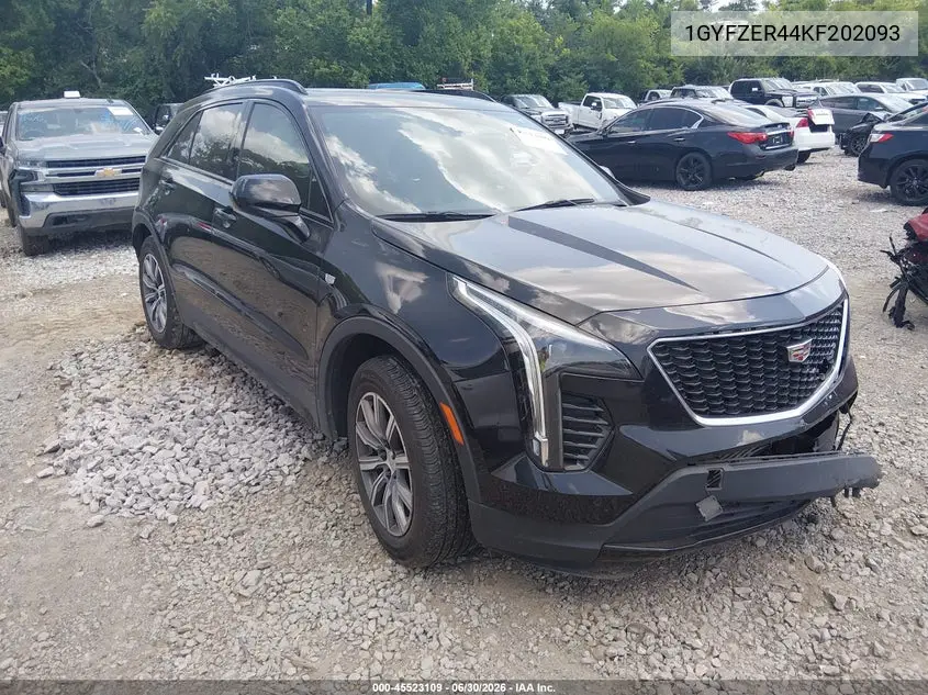 2019 Cadillac Xt4 Sport VIN: 1GYFZER44KF202093 Lot: 45523109