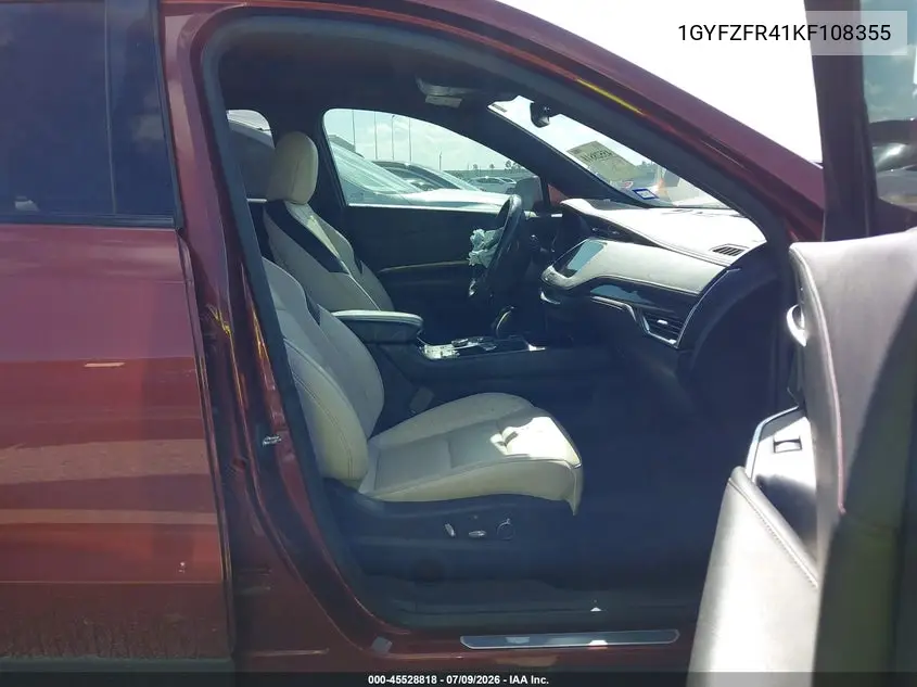 2019 Cadillac Xt4 Sport VIN: 1GYFZFR41KF108355 Lot: 45528818