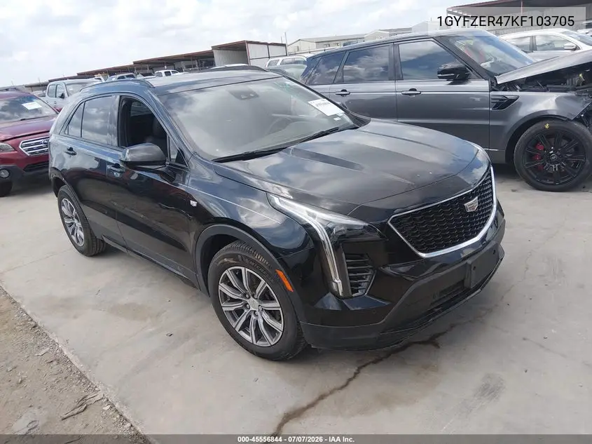 2019 Cadillac Xt4 Sport VIN: 1GYFZER47KF103705 Lot: 45556844
