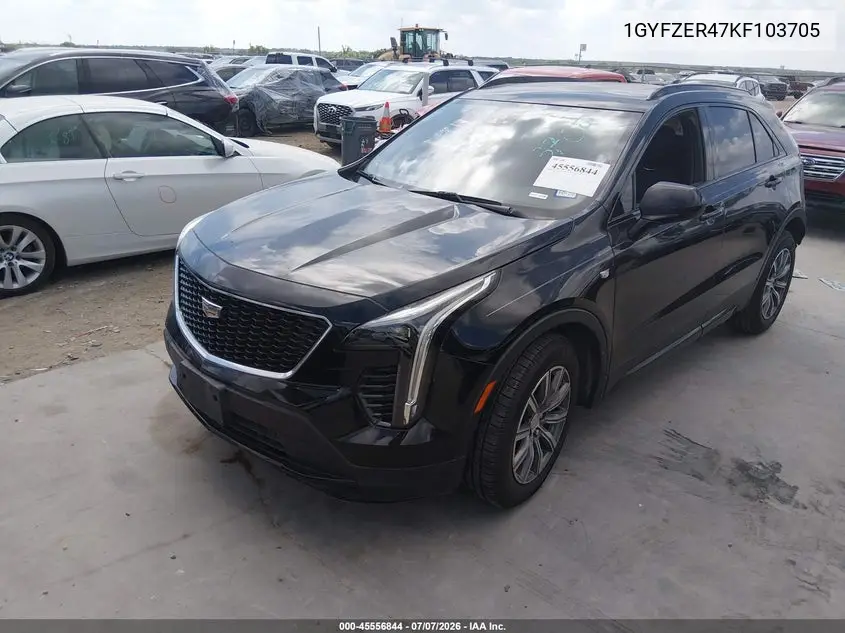 2019 Cadillac Xt4 Sport VIN: 1GYFZER47KF103705 Lot: 45556844