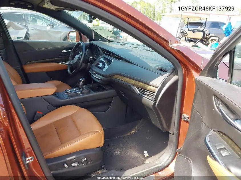 2019 Cadillac Xt4 Premium Luxury VIN: 1GYFZCR46KF137929 Lot: 45566808