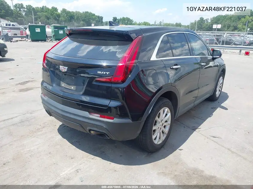 2019 Cadillac Xt4 Luxury VIN: 1GYAZAR48KF221037 Lot: 45575985