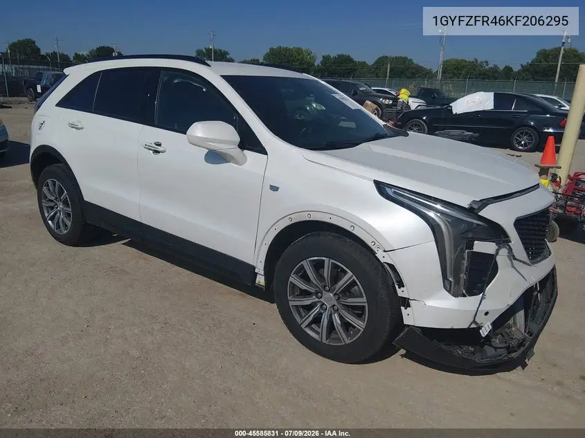 2019 Cadillac Xt4 Sport VIN: 1GYFZFR46KF206295 Lot: 45585831