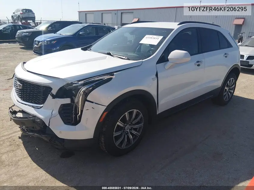 2019 Cadillac Xt4 Sport VIN: 1GYFZFR46KF206295 Lot: 45585831