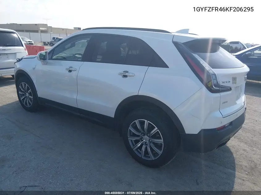 2019 Cadillac Xt4 Sport VIN: 1GYFZFR46KF206295 Lot: 45585831